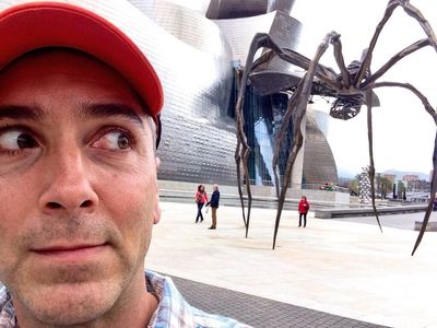 "Made it!  Ay, yi, yi the spiders are muy GRANDE here in #Bilbao!!" - By Scott Lowell on Twitter - March 27th, 2014
